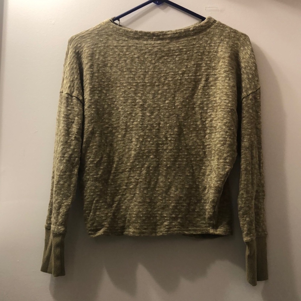 Anthropologie green sweater